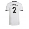 Herren Fußballbekleidung Manchester United Victor Lindelof #2 Auswärtstrikot 2022-23 Kurzarm